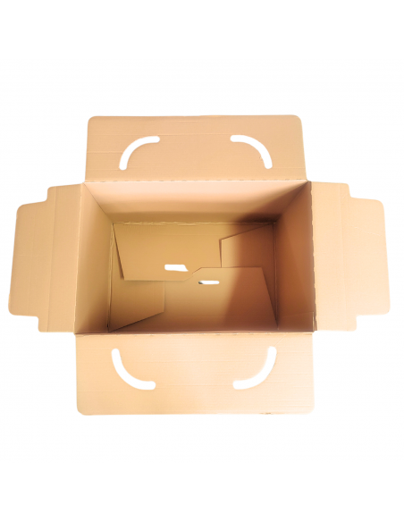 2-Karton Używany 590x380x400 do przeprowadzki Paczkomat C