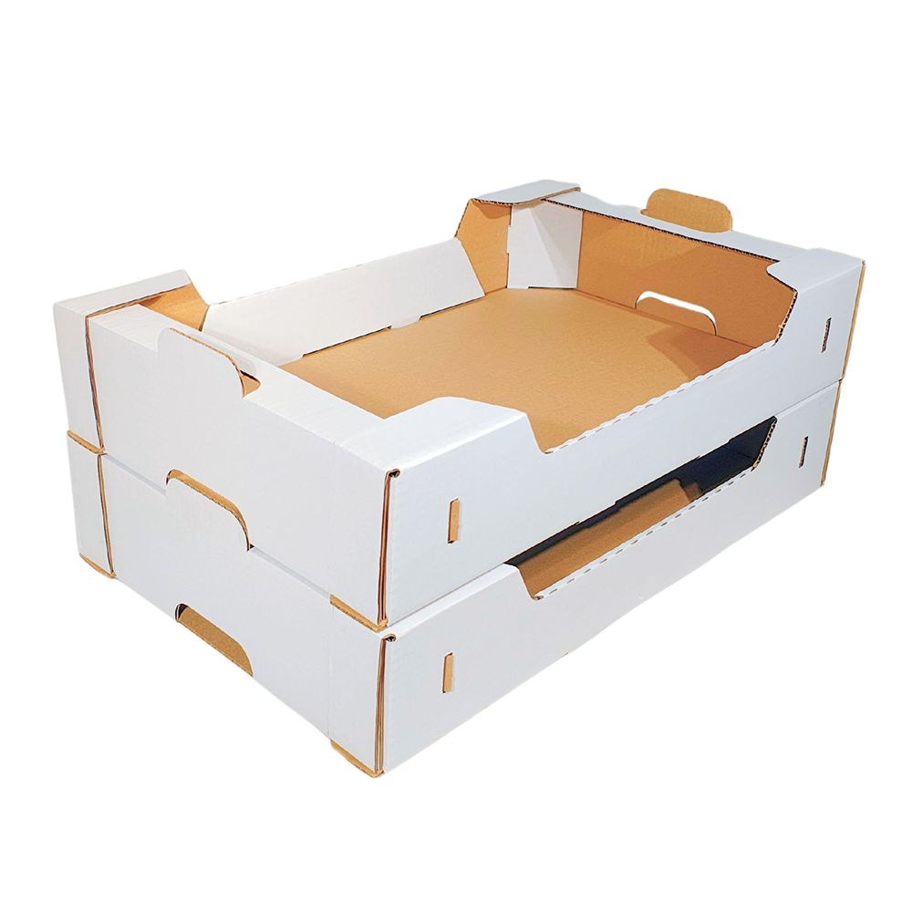 Karton na pączki 600x400x115 Biały