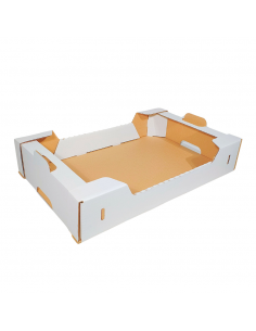 Karton na pączki 600x400x115 Biały 2