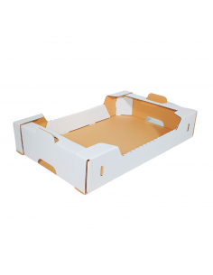 Karton na pączki 600x400x115 Biały