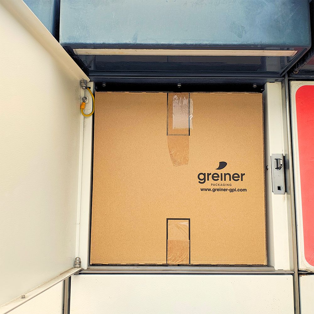 Karton Używany InPost Paczkomat C 590x390x400 z regulacją wysokości