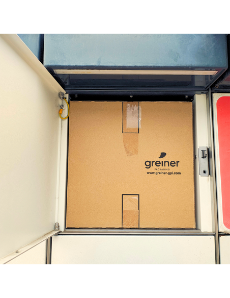 Karton Używany InPost Paczkomat C 590x390x400 z regulacją wysokości