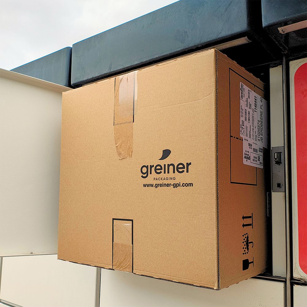 Karton Używany InPost Paczkomat C 590x390x400 z regulacją wysokości