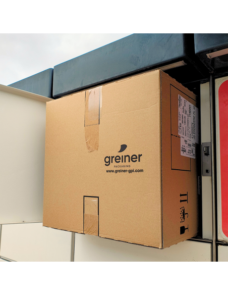 Karton Używany InPost Paczkomat C 590x390x400 z regulacją wysokości