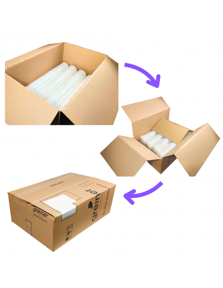 Karton Używany InPost Paczkomat C 590x390x400 z regulacją wysokości