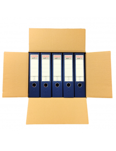 Zestaw 30 sztuk kartonów archiwizacyjnych na segregatory z uchwytami