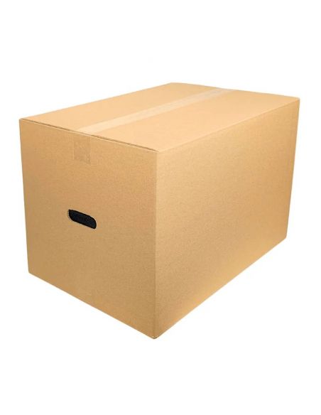 Paleta 200 sztuk kartonów do przeprowadzki 600x400x400 z uchwytami