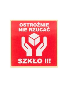 Etykiety Ostrożnie Szkło Nie rzucać Rolka 500 szt. 2