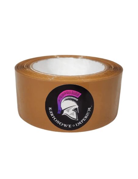 Zestaw 108 sztuk Taśmy pakowej 48x132yd brązowej SOLVENT
