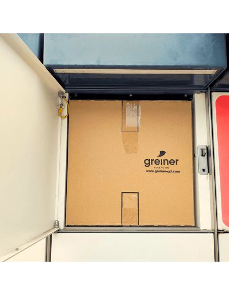 Paleta 290 sztuk kartonów używanych 590x390x400 5w InPost Gabaryt C
