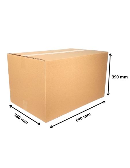 Paleta 170 sztuk kartonów 640x380x410 5w InPost Gabaryt C