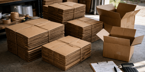 Kartony używane - jak sprzedać: przygotowanie, wycena i gdzie wystawić ogłoszenie?