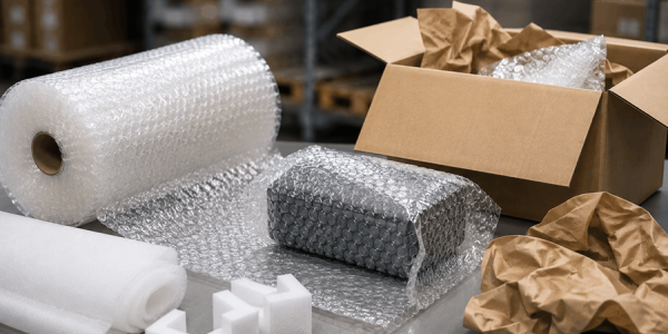 Folia bąbelkowa i materiały ochronne w usługach logistycznych - kiedy ich używać?