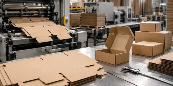 Produkcja opakowań tekturowych krok po kroku – od wykrojnika do kontroli jakości