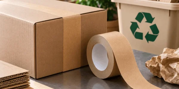 Czy papierowa taśma pakowa jest ekologiczna? Recykling, klej i prawidłowa segregacja