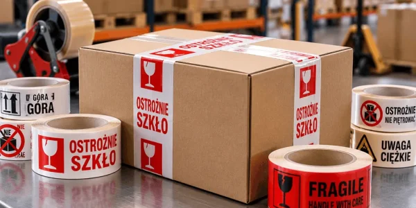 Taśma ostrzegawcza z nadrukiem – jakie komunikaty stosować i jak poprawić bezpieczeństwo przesyłki?