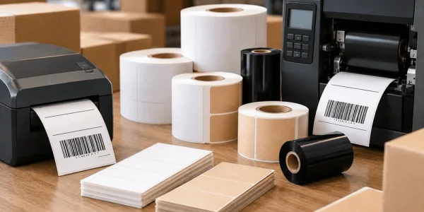 Drukowanie etykiet produktowych – termiczny czy termotransferowy, jakie materiały i drukarki wybrać?