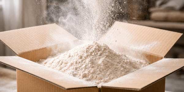 Jak powinno przebiegać przepakowywanie towarów pylistych?