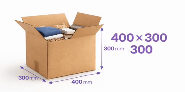 Karton klapowy 400x300x300 - zastosowania, parametry i przykładowe ładunki